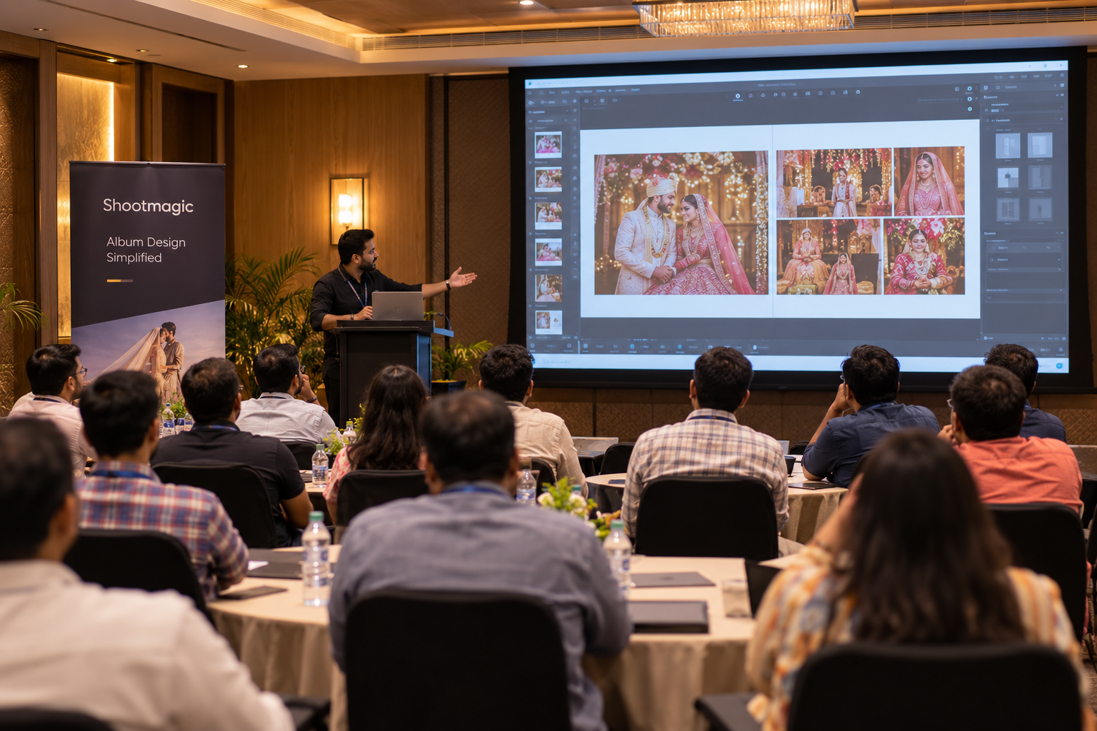 Illustrative Shootmagic launch seminar scene
