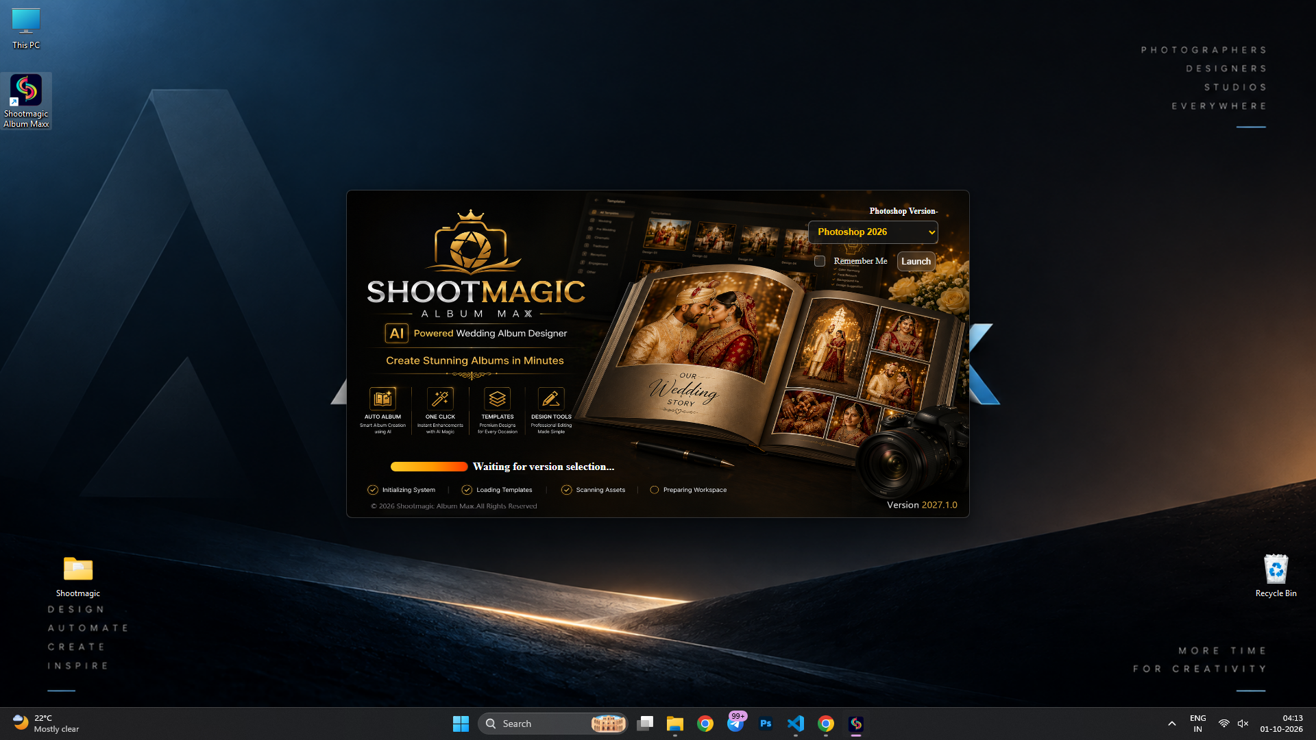 Startup preview