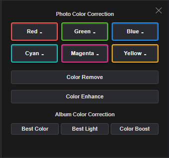 Photo color correction