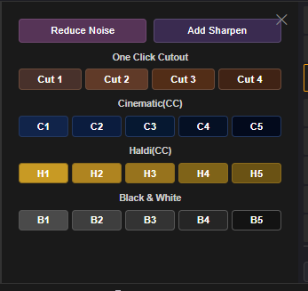 One Click touchup tools